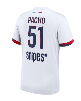 Billige Fotballdrakt Paris Saint-Germain Willian Pacho #51 Replika Bortedrakt 2025-26 Kortermet Billige Fotballdrakt Paris Saint-Germain Willian Pacho #51 Replika Bortedrakt 2025-26 Kortermet
